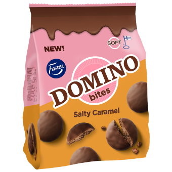 Печенье Domino Bites с соленой карамелью 185 гр