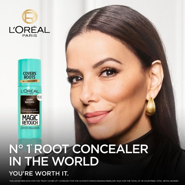 Спрей для корней L'Oréal Paris Magic Retouch темно-коричневый 75 мл
