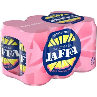 Напиток без сахара Hartwall Jaffa Pink Lemonade 6 x 0,33 л