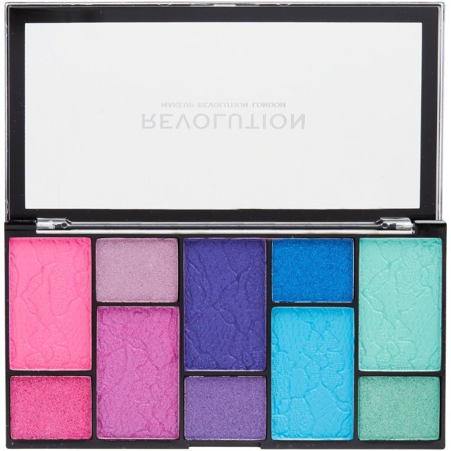 Тени для век Makeup Revolution Reloaded Vivid Passion 16,8 гр 10 оттенков