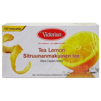 Чай Victorian (чёрный с лимоном) 100 шт