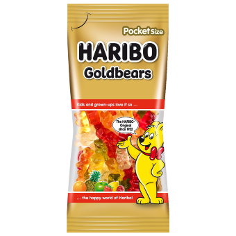 Фруктовые жевательные конфеты Haribo Gold 75 гр