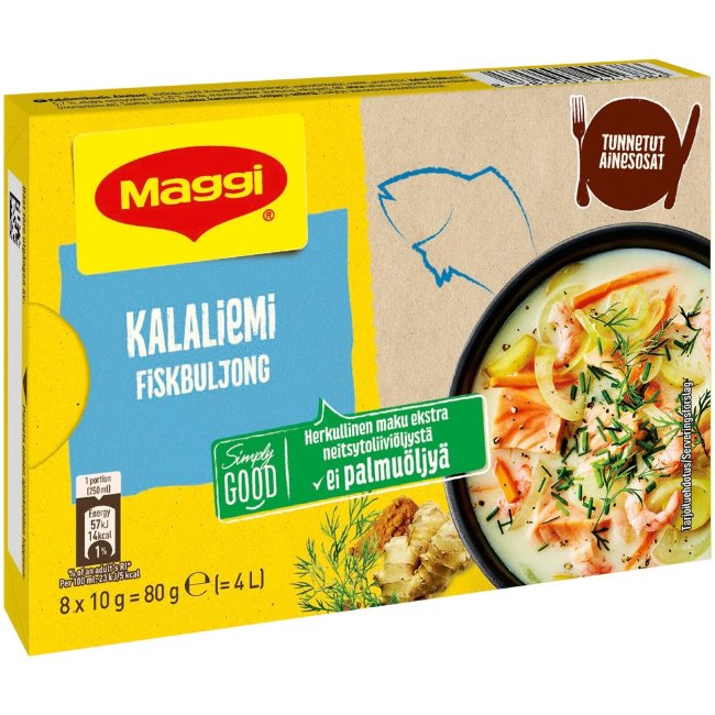Кубики рыбного бульона Maggi (уп 8 шт) 80 гр
