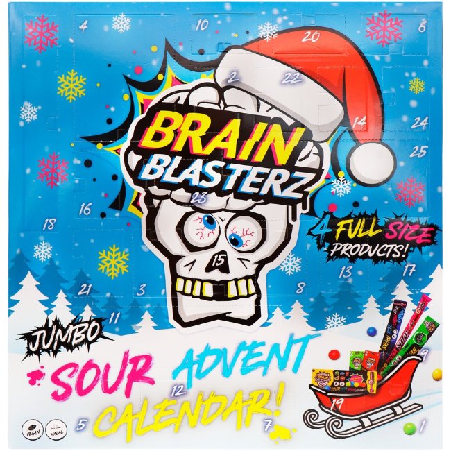 Адвент календарь сладостей Brain Blasterz 306 гр