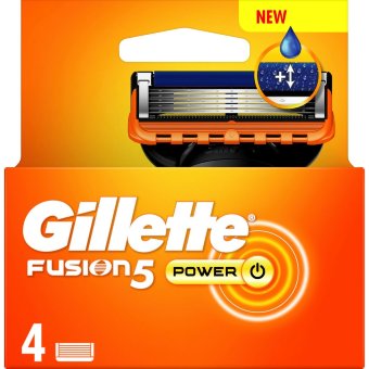 Сменные кассеты для бритья Gillette 4 шт Fusion5 Power