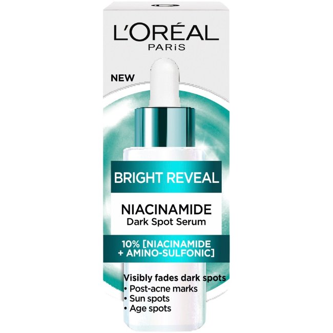Сыворотка для лица L'Oréal Paris Bright Reveal Niacinamide против темных пятен 30 мл