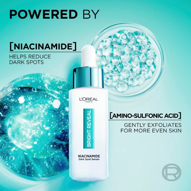 Сыворотка для лица L'Oréal Paris Bright Reveal Niacinamide против темных пятен 30 мл