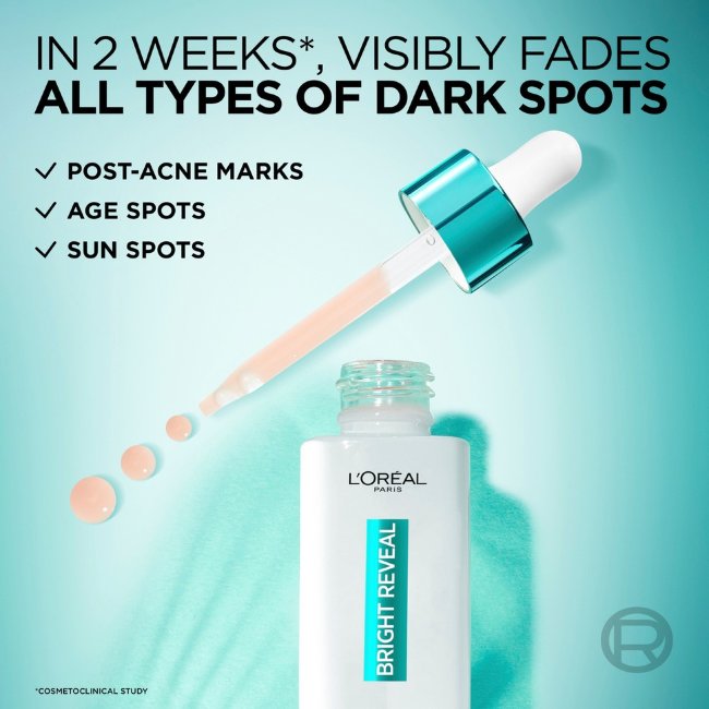 Сыворотка для лица L'Oréal Paris Bright Reveal Niacinamide против темных пятен 30 мл