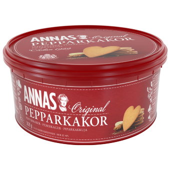 Печенье имбирное с пряностями "Сердечки" Annas Original 300 гр