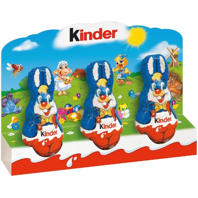 Набор шоколадных фигурок Kinder "Пасхальный зайчик" 3x15 гр