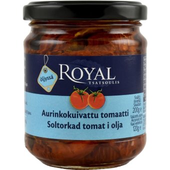 Томаты вяленые Royal в подсолнечном масле 200/120 гр