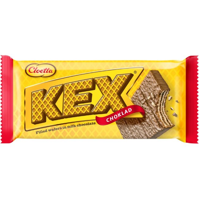 Вафельный батончик в молочном шоколаде Cloetta Kexchoklad 60 гр