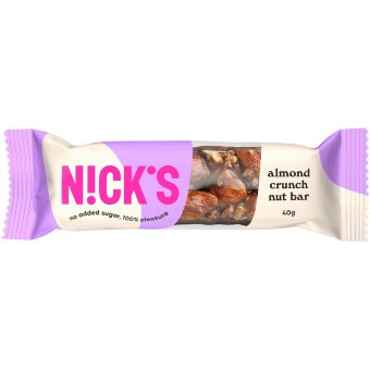 Ореховый батончик Nick's с миндалем 40 гр