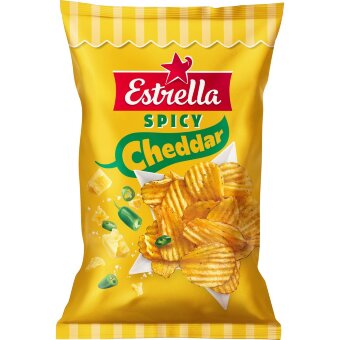 Чипсы Estrella Spicy Cheddar 275 гр