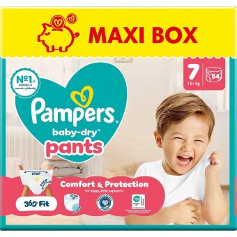 Подгузники-штаны Pampers Baby Dry S7 15+ кг 54 шт