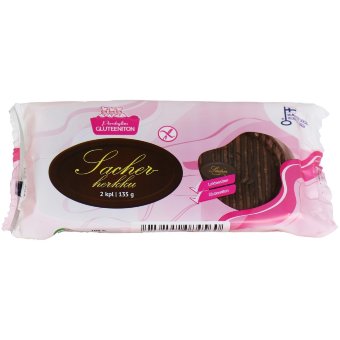 Пирожное Sacherherkku Porokylän 2 шт 135 гр маленькое без глютена