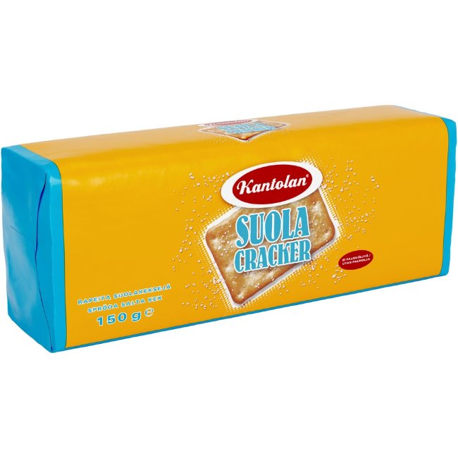 Соленое печенье Kantolan Suola Cracker 150 гр