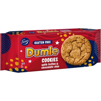 Печенье без глютена Fazer Dumle Cookies 140 гр