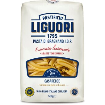 Паста из твердых сортов пшеницы Liguori Casarecce IGP 500 гр