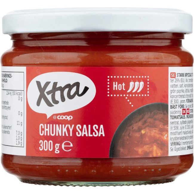 Острый сальса соус Xtra 300 гр