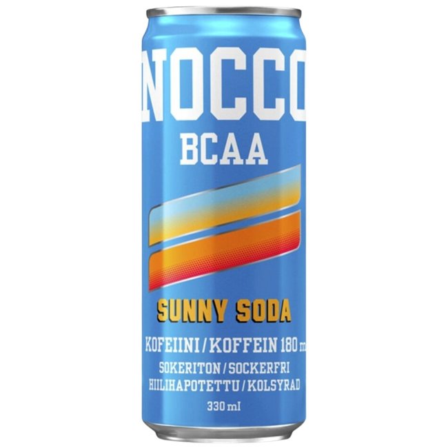 Газированный энергетический напиток NOCCO BCAA Sunny Soda 330 мл