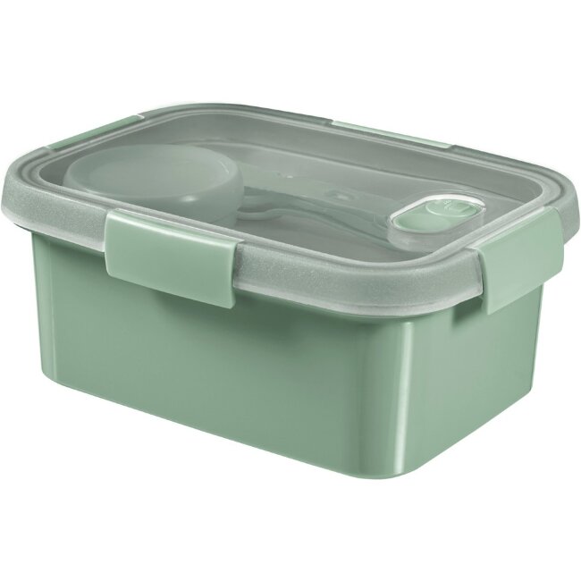 Микроволновая емкость Curver Eco lunch kit прямоугольная 1,2 л светло-зеленая