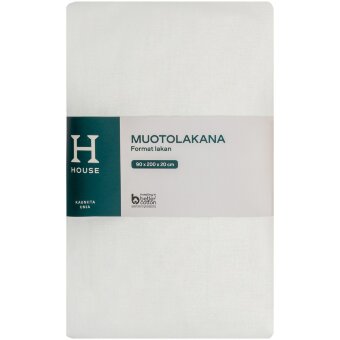 Простыня на резинке House 90x200x20 см