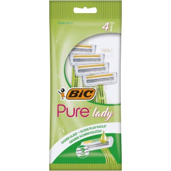 Бритвенные станки Bic 4 шт Pure3 Lady