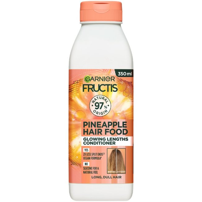 Кондиционер для длинных волос Garnier Fructis Hair Food Pineapple 350 мл Кондиционер для длинных волос Garnier Fructis Hair Food Pineapple 350 мл