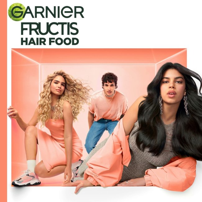 Кондиционер для длинных волос Garnier Fructis Hair Food Pineapple 350 мл Кондиционер для длинных волос Garnier Fructis Hair Food Pineapple 350 мл