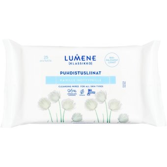 Салфетки для снятия макияжа Lumene KLASSIKKO для всех типов кожи 25 шт