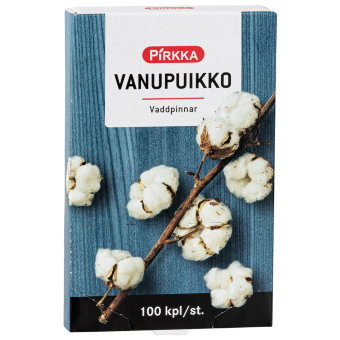 Ватные палочки Pirkka 100 шт