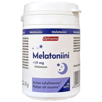 Мелатонин для сна OPTISANA MELATONIINI 1,9мг 60 таб