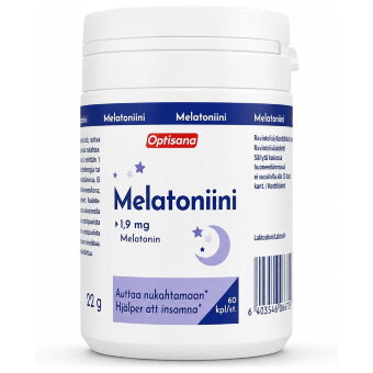 Мелатонин для сна OPTISANA MELATONIINI 1,9мг 60 таб
