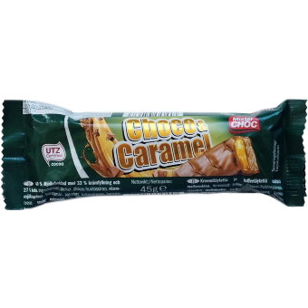 Шоколадный батончик с нугой и карамелью Mister Choc, 50 гр