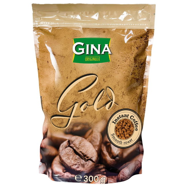 Кофе растворимый Gina Gold 300 гр