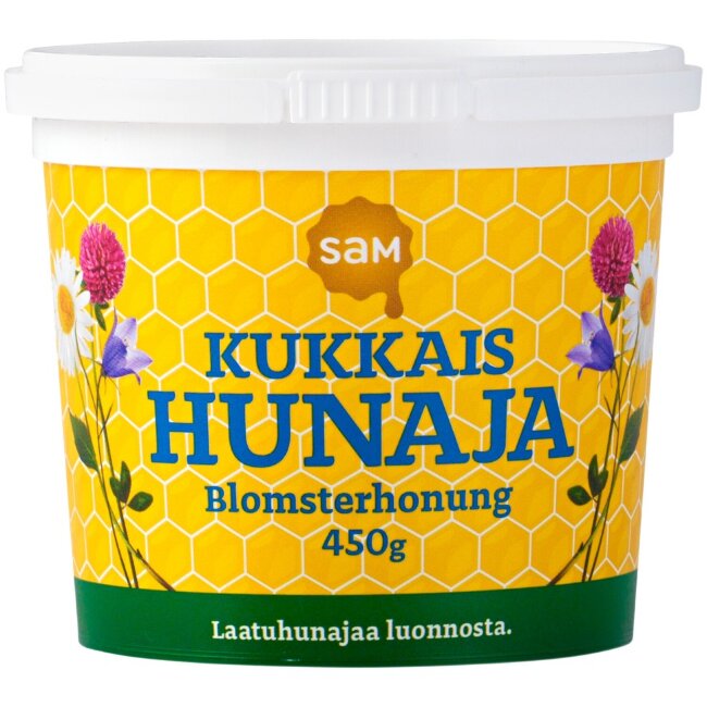Мед цветочный Hunajainen SAM 450 гр