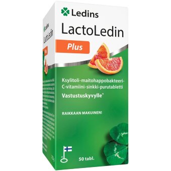Таблетки жевательные Ledins LactoLedin Plus 50 шт