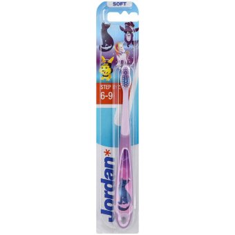 Зубная щетка для детей 6-9 лет Jordan Step-by-Step с колпачком Зубная щетка для детей 6-9 лет Jordan Step-by-Step с колпачком