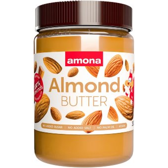 Миндальная паста Amona 100% натуральная 350 гр Миндальная паста Amona 100% натуральная 350 гр