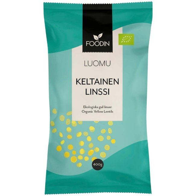 Желтая чечевица Foodin органическая 400 гр