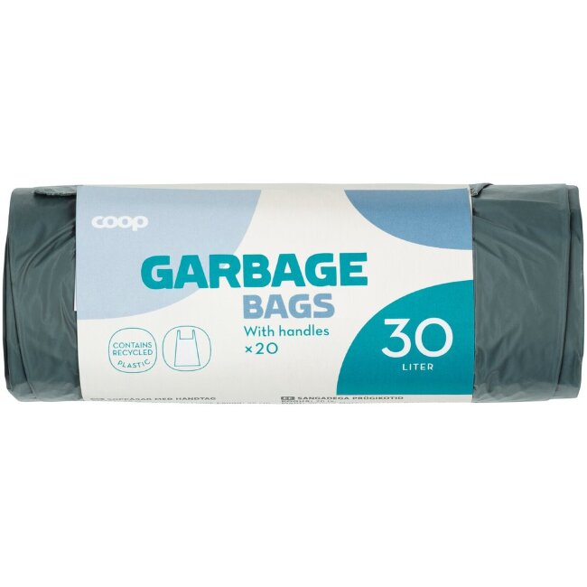 Мусорные пакеты Coop 30 л серые (уп 20 шт) Мусорные пакеты Coop 30 л серые (уп 20 шт)