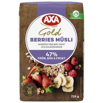 Мюсли с ягодами AXA Gold Berries 47% 725 гр