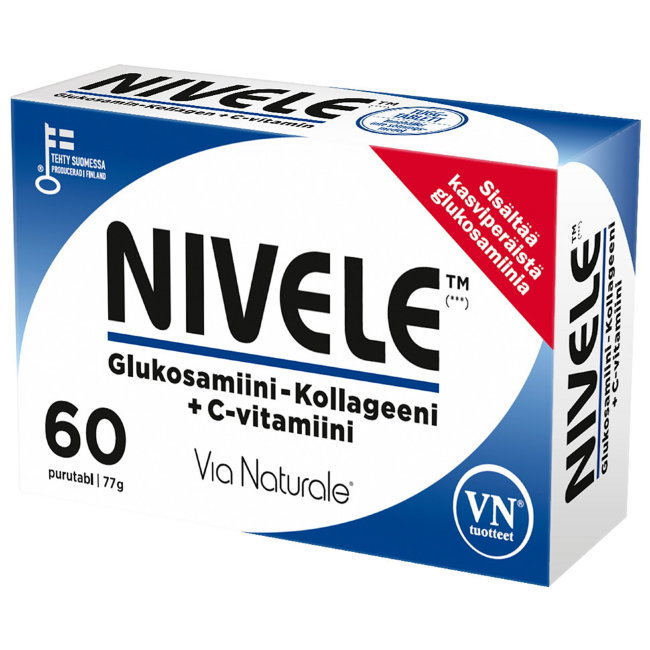Таблетки для суставов Nivele 60 таблеток Via Naturale