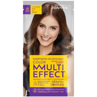 Шампунь тонирующий Joanna Multi Effect Nut Brown 09