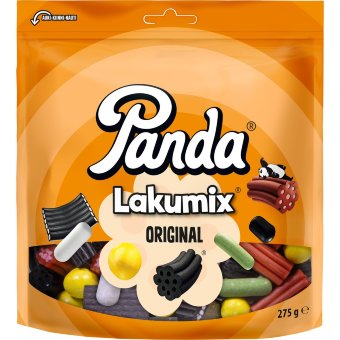 Микс лакричных конфет Panda LakuMix ORIGINAL 275 гр