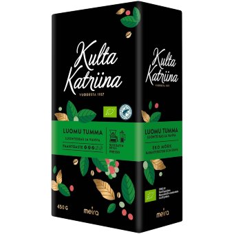 Фильтр-кофе Kulta Katriina Luomu тёмной обжарки 450 гр