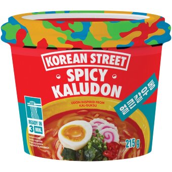 Острые корейские лапша Korean Street Kaludon 215 гр