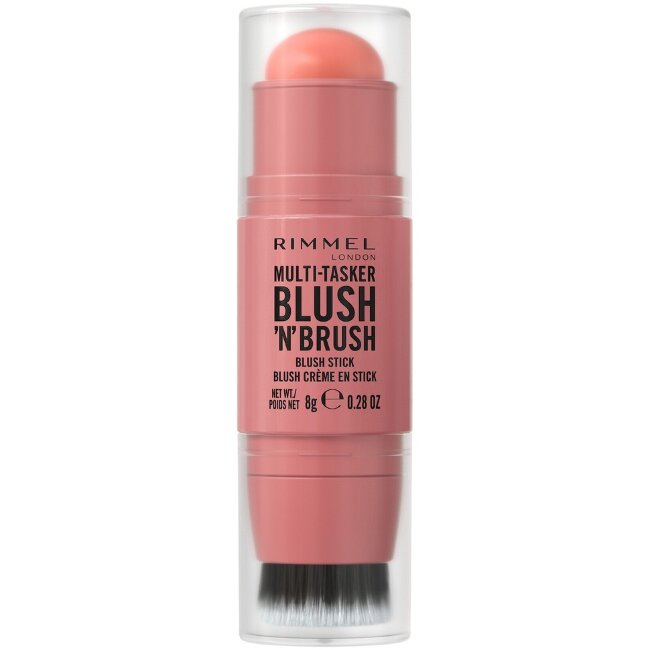 Румяна-карандаш двухсторонние Rimmel Multitasker Blush 'n' Brush 8 гр 100 Cotton Candy