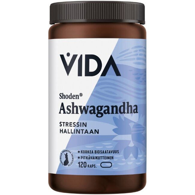 Биологически активная добавка Vida Shoden® Ashwagandha 120 капсул / 39 гр